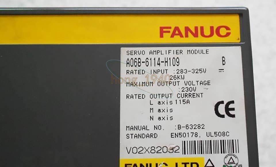 1Pc Used Fanuc Servo Amplifiers A06B-6114-H109