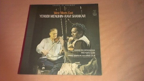 Yehudi Menuhin & Ravi Shankar - West Meets East Angel Records 36418 LP, Album VG