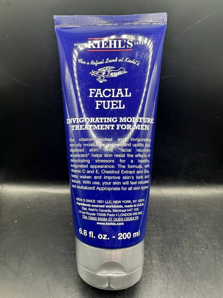 Kiehl's Facial Fuel Moisture Treatment for Men  6.8 oz/ 200ml New With Sealed !