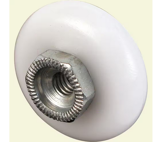 3/4 Inch Nylon Roller Wheels 4-Pack for Sliding Shower Door Replacement