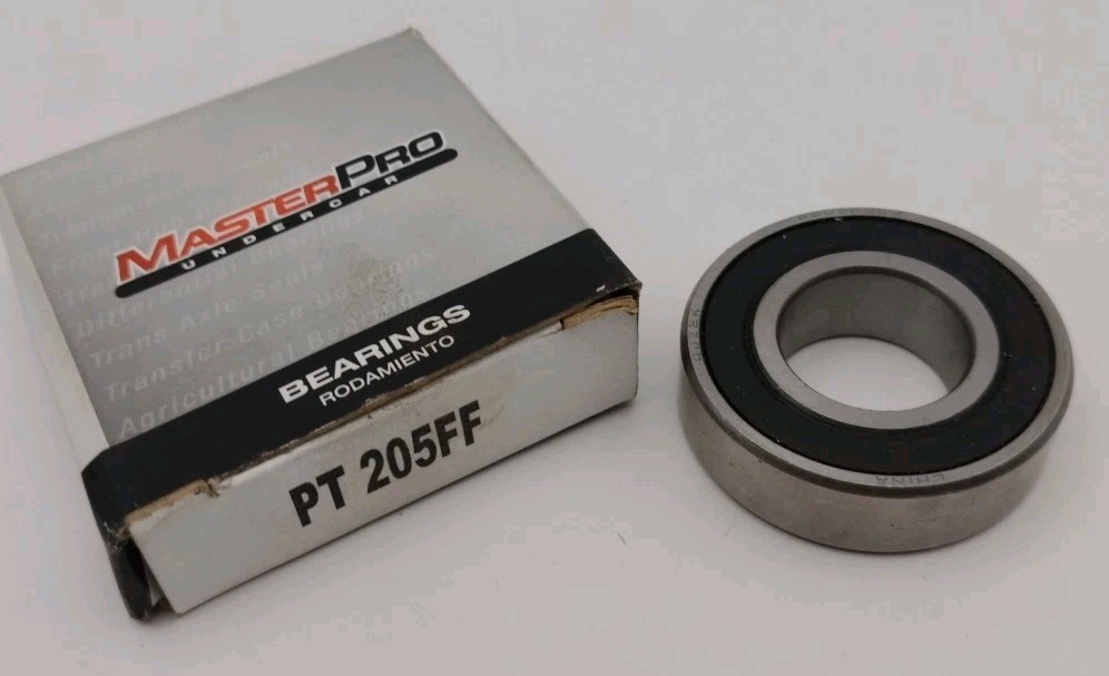 6205RSC3 PT205FF MasterPro Sealed Ball Bearing 25x52x15mm New Open Box