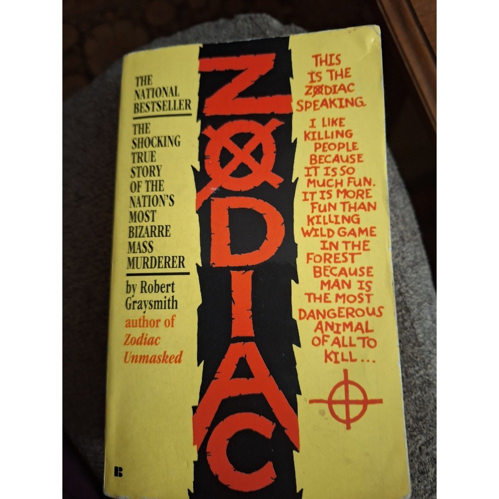 Zodiac by Robert Graysmith True Crime Mass Market Paperback 9780425212189