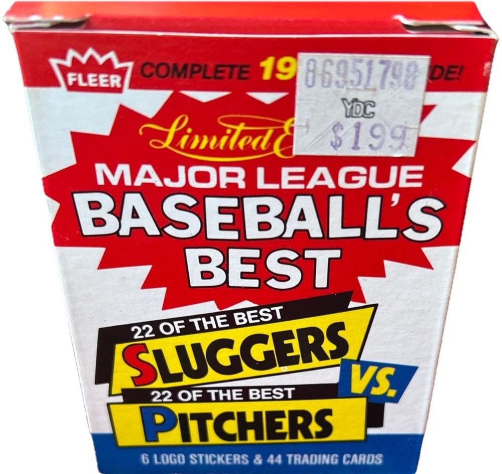 1986 Fleer Baseball's Best Limited Edition Sluggers Vs Pitchers 44-Card Set