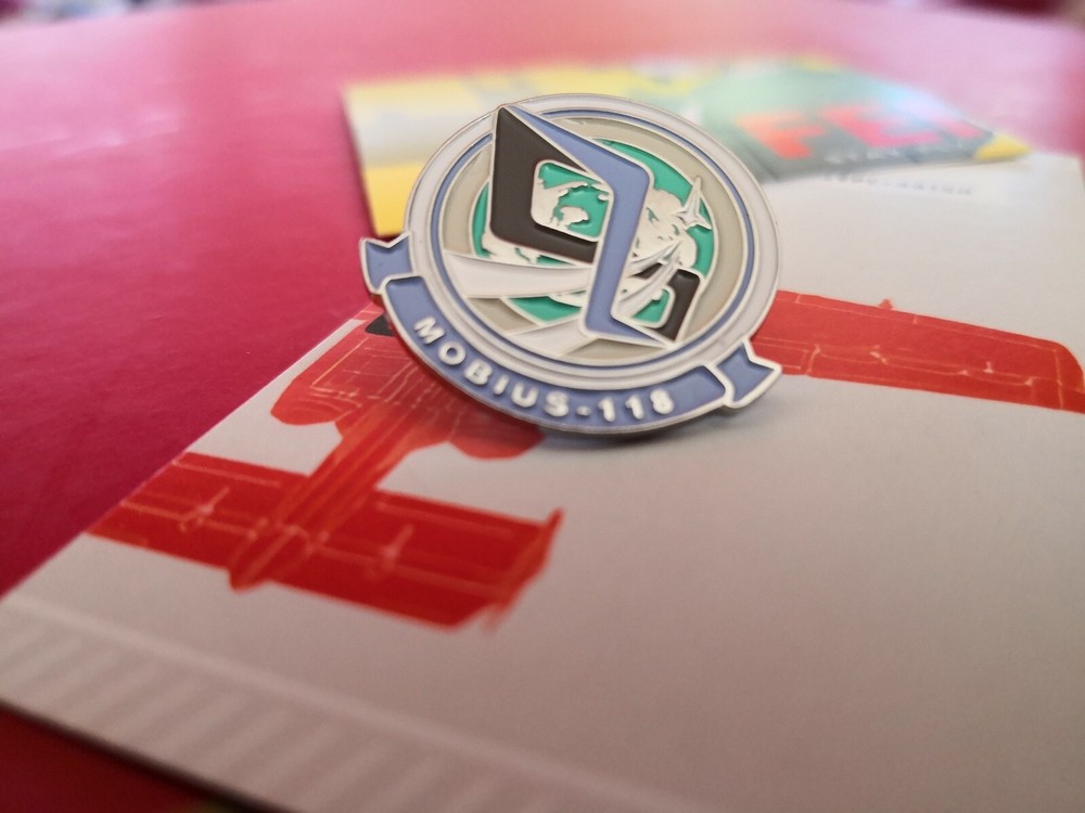 Ace Combat 4 Shattered Skies, Mobius Squadron, pilot USAF aviation, lapel pin-image