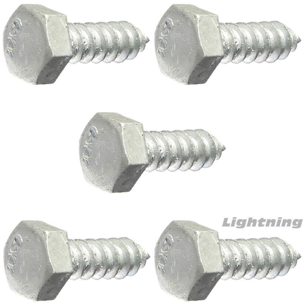 Hot Dipped Galvanized A307 Alloy Steel Lag Bolt Screw 1/4 x 4-1/2 Inch Pack of 100