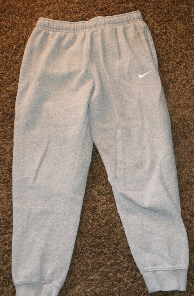 Men's Nike Sweatpants Gray Size Medium