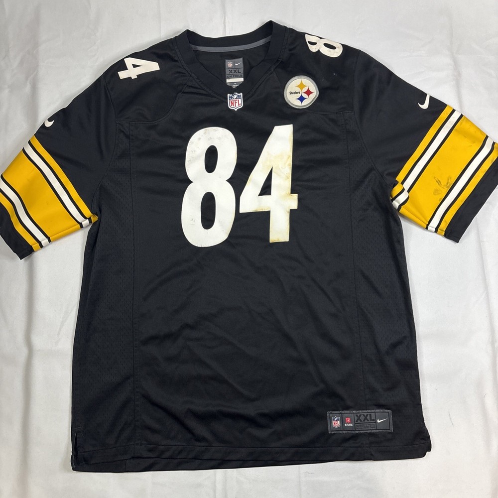 Nike NFL On Field Jersey Mens XXL Black Pittsburgh Steelers 84 Antonio Brown