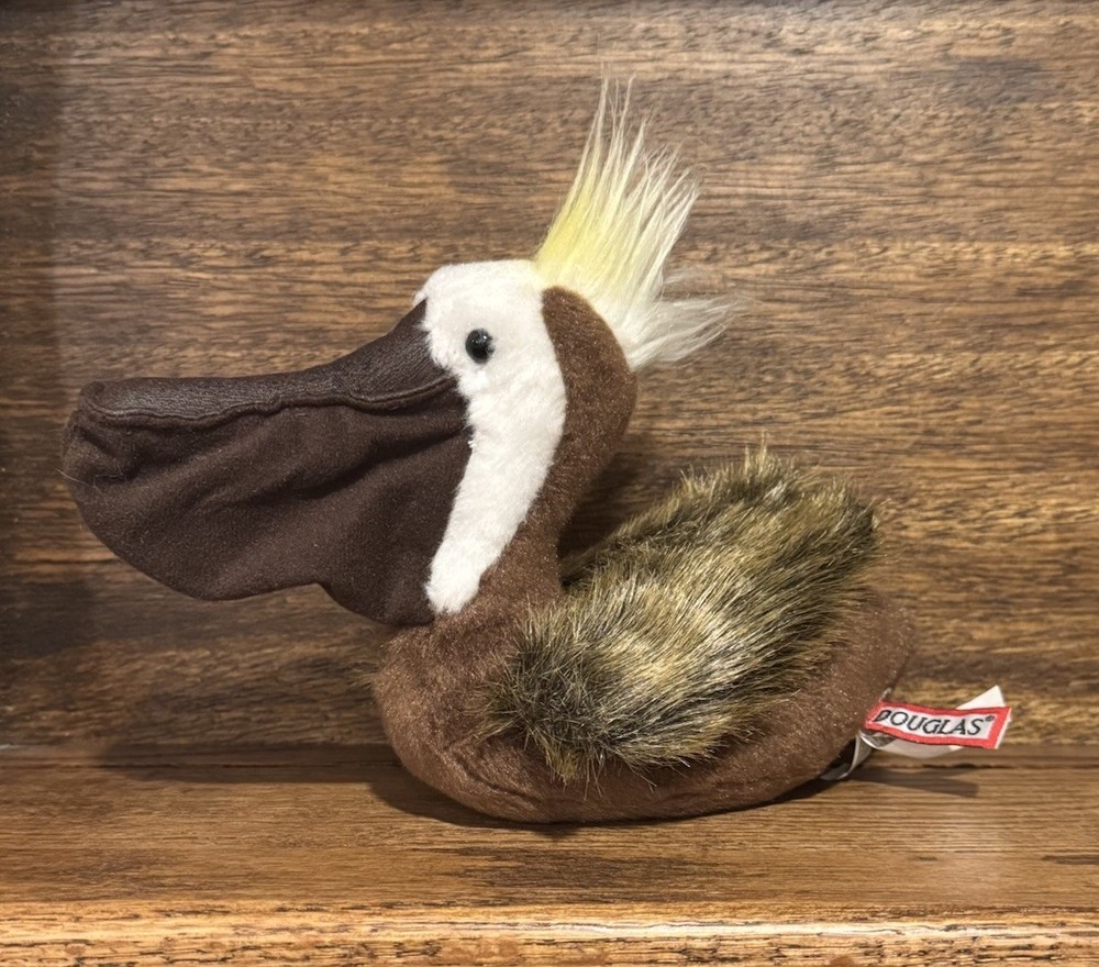 Douglas Cuddle Toys Beachy PELICAN Plush Stuffed Animal Doll 6