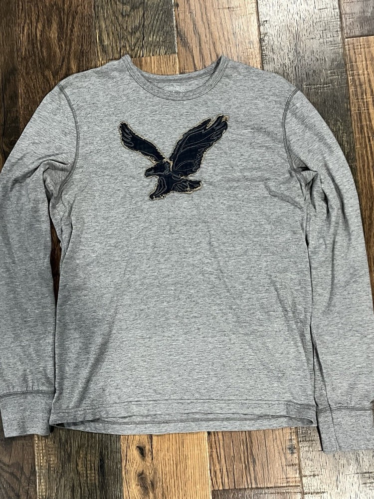 American Eagle Outfitters Graphic Long Sleeve Shirt Medium Super Soft Standard F