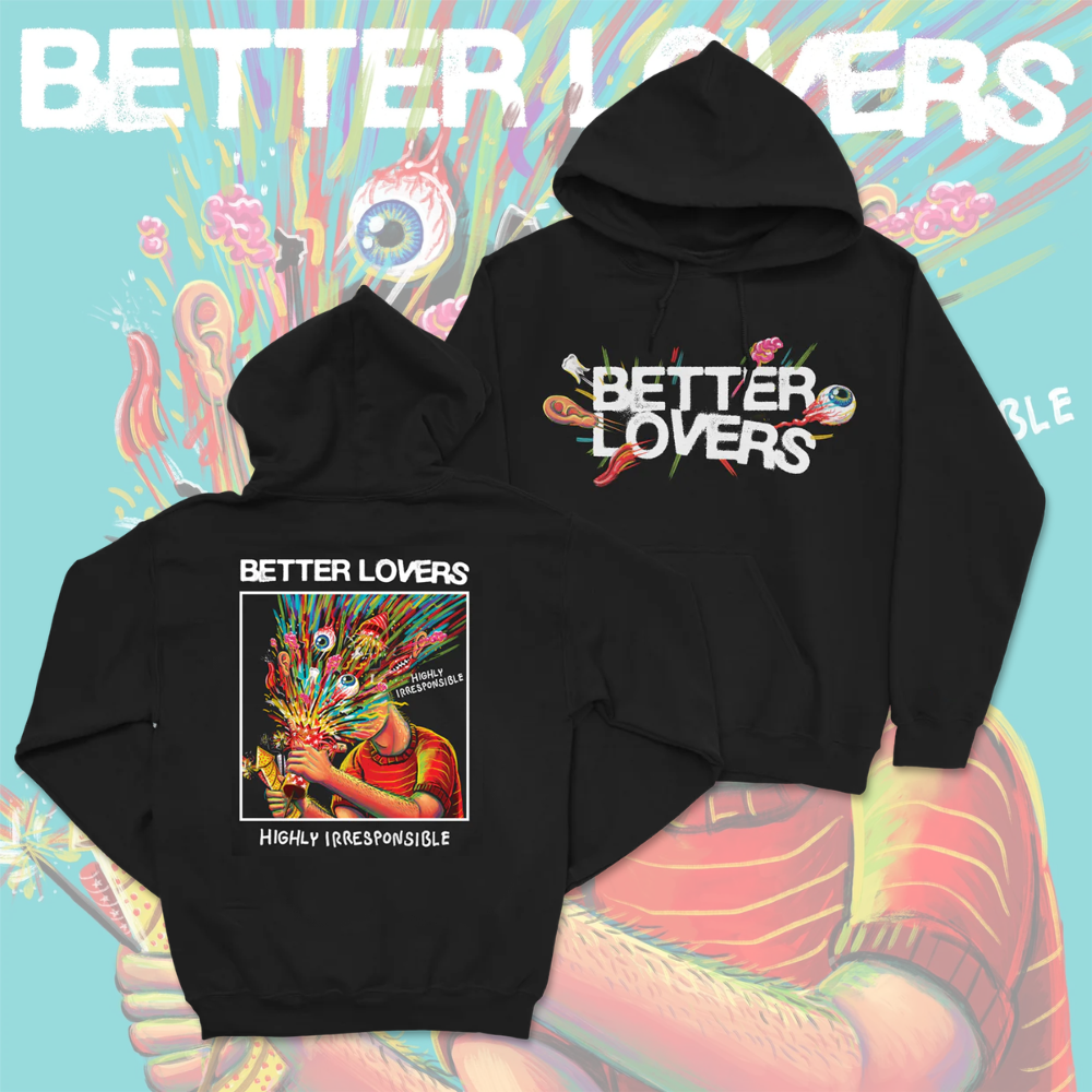 double sided hoodie, Better Lovers Highly Irresponsible Fall Tour 2024 hoodie