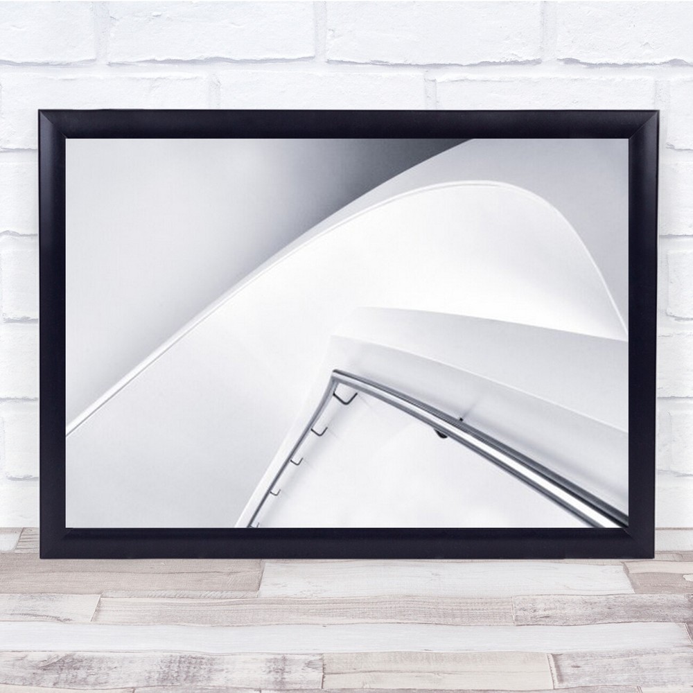 Down Curve Architecture Jeroenvandewiel Netherlands Denbosch Wall Art Print