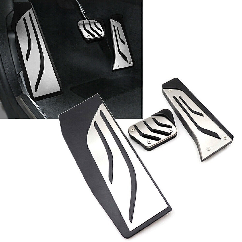 Car Foot Gas Brake Pedals Cover Kit For BMW 1/2/3/4 Series LHD