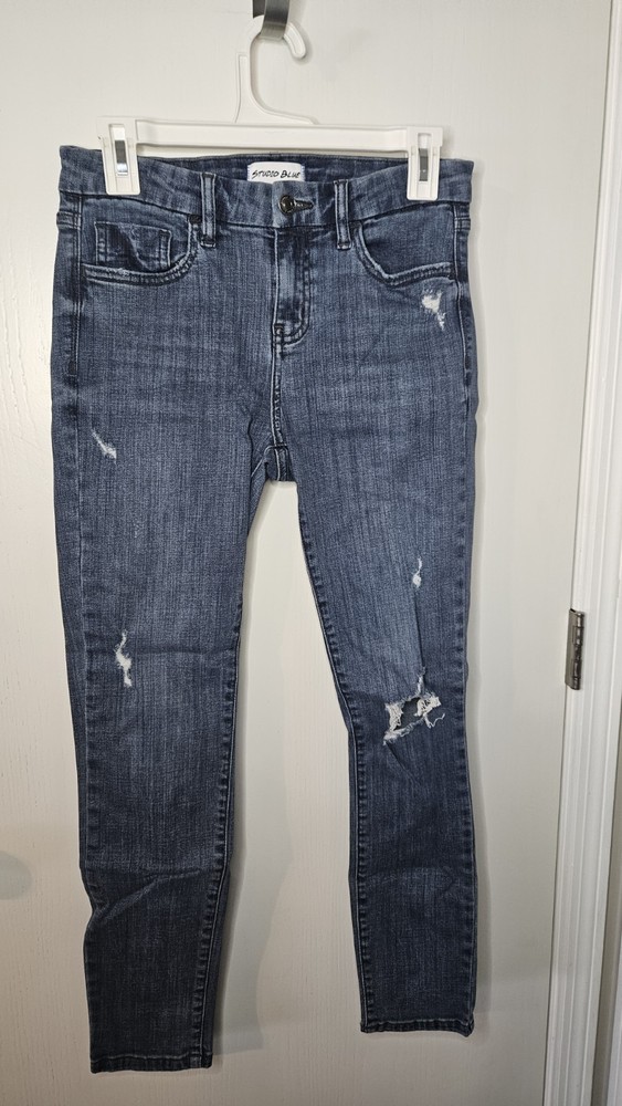Studio Blue Distressed Women's Skinny Jeans Size 27