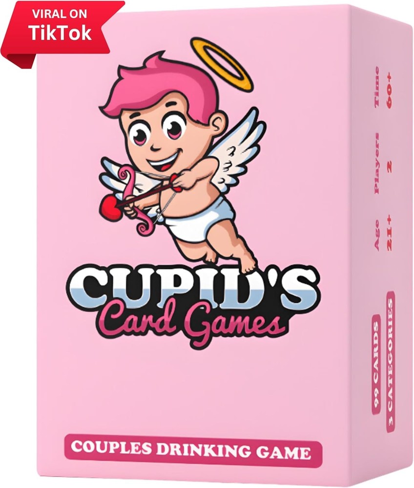 Cupid's Card Games - Couples Drinking Game for Date Nights & Gifts