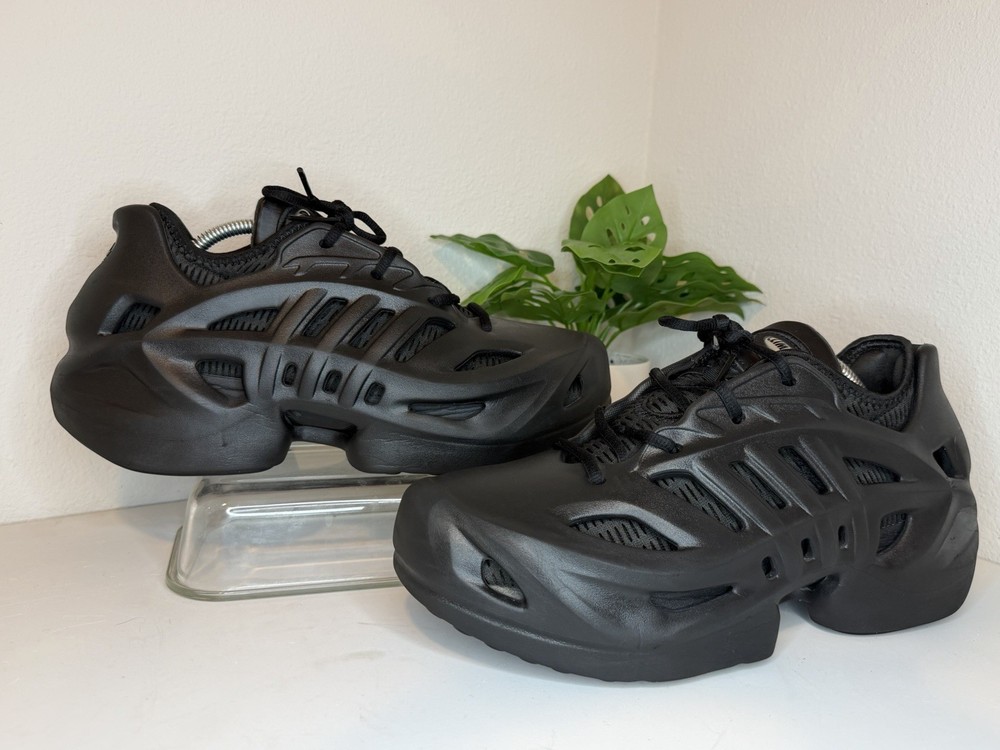 adidas Adifom Climacool Lace Up  Mens Black Sneakers Casual Shoes SZ 10