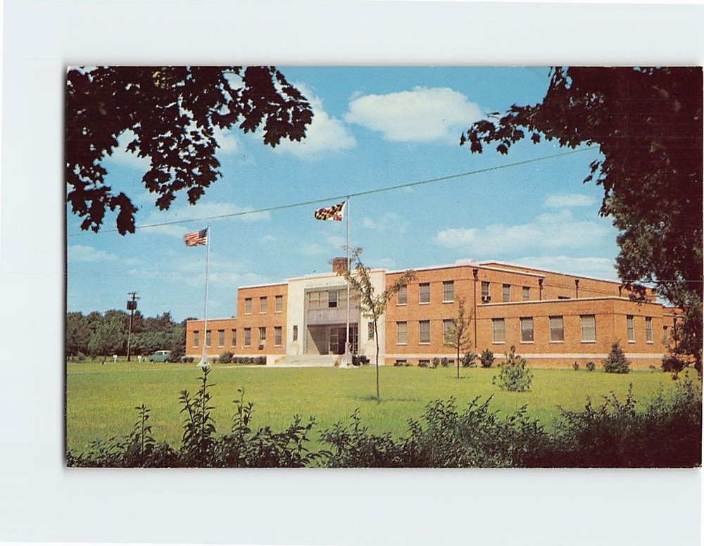 Postcard Maryland National Guard Armory Salisbury Maryland USA