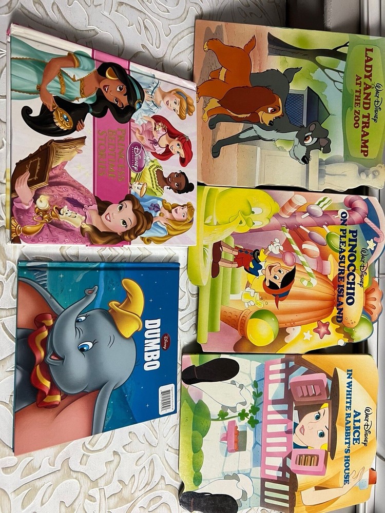 Disney Storybook Collection featuring Princesses, Dumbo, Pinocchio, and More