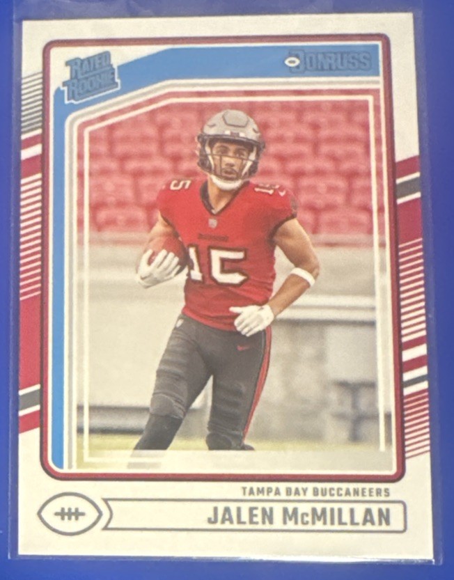 2024 Donruss Rated Rookie Jalen McMillan #388 Tampa Bay Buccaneers NFL 🏈