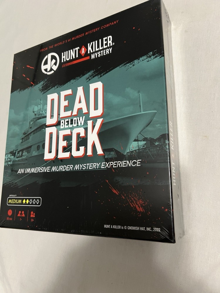Dead Below Deck - Hunt a Killer Mystery game - new