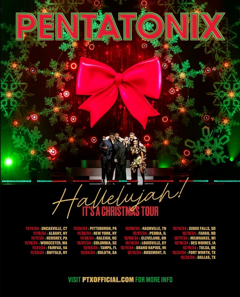 Pentatonix Hallelujah 2024 Christmas Tour Poster Fan Gift
