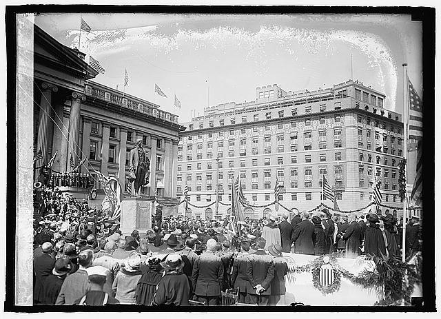 Photo:Unveiling Alexander Hamilton Statue, 1923, New York City