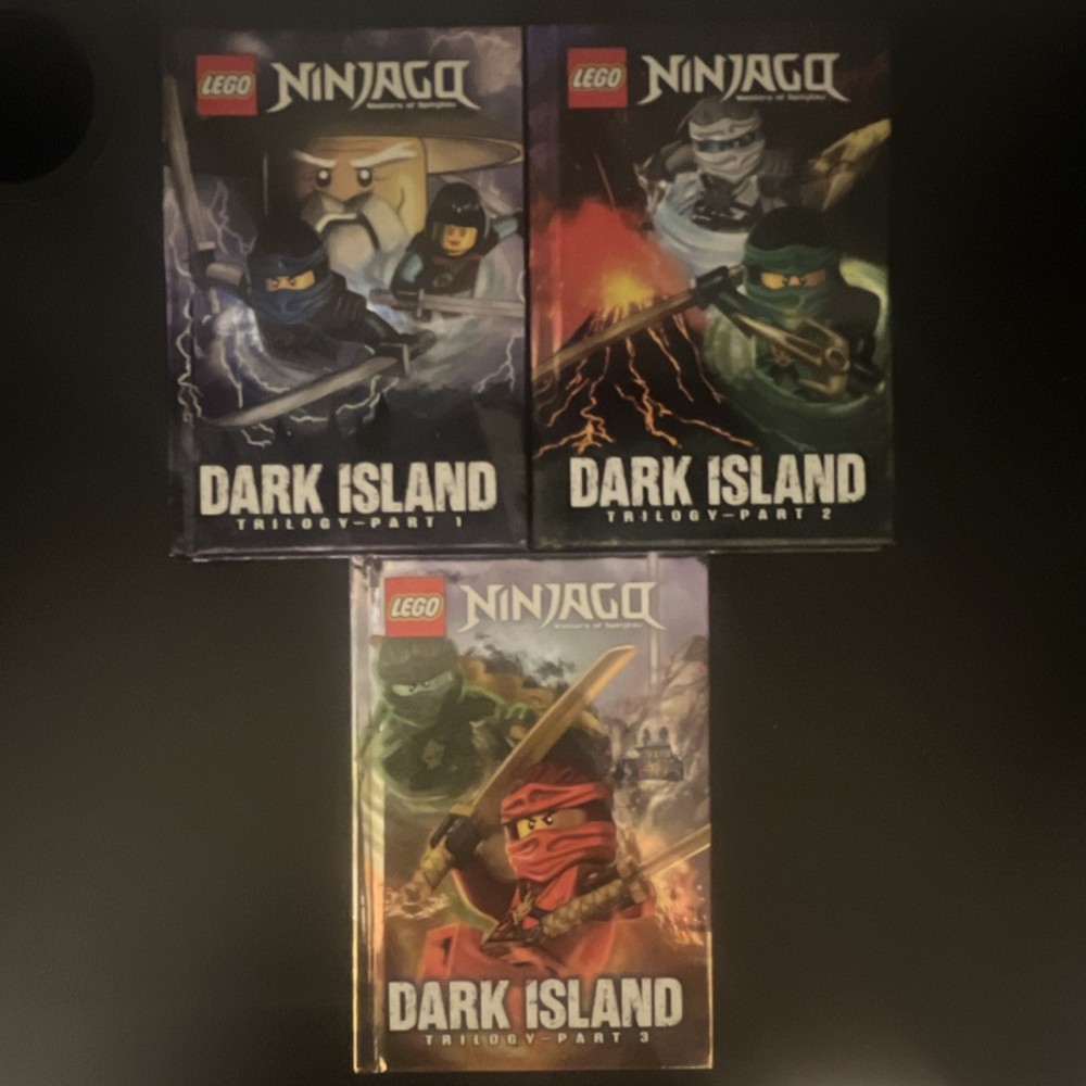 LEGO NINJAGO Dark Island Trilogy Parts 1-3 Hardcover