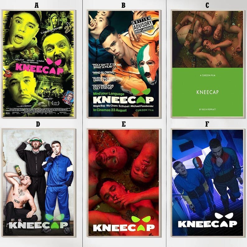 Kneecap 2024 Movie Poster Art Print Home Decor Birthday Gift Idea
