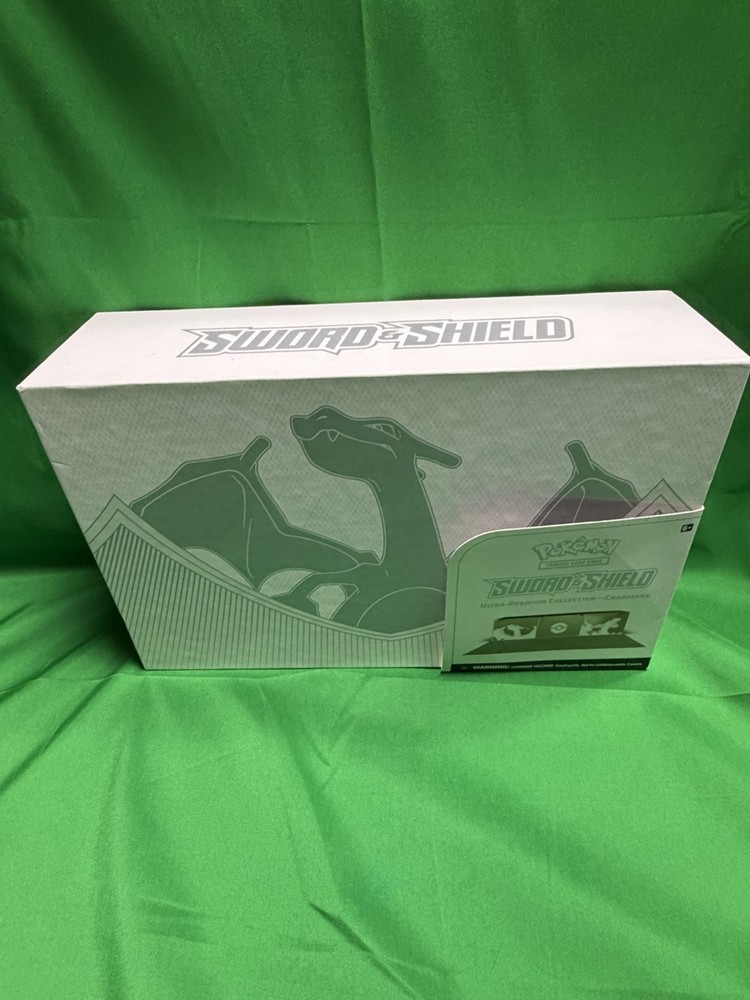 Pokémon TCG Sword and Shield Ultra Premium Collection Charizard Box, Open