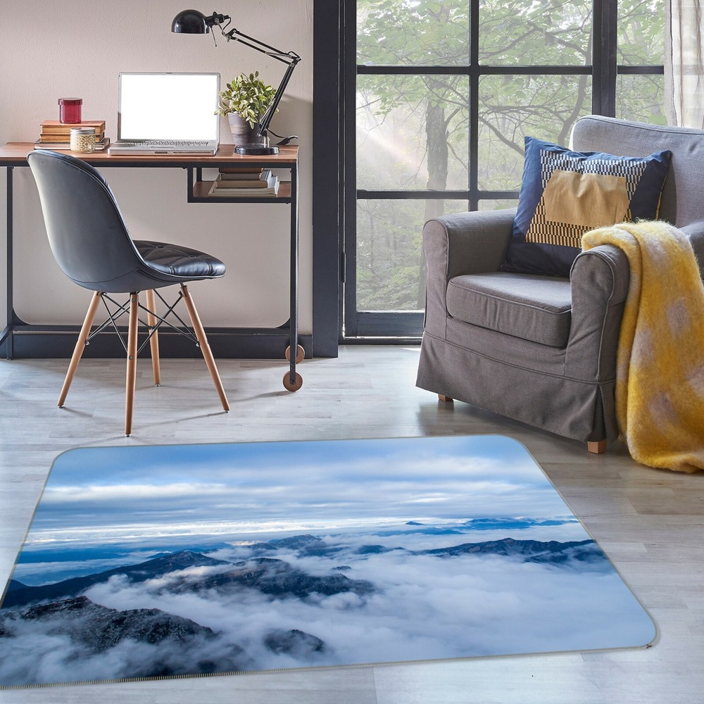 3D Cloud Mountain ZHUC5991 Game Non Slip Carpet Mat Photo Carpet Zoe