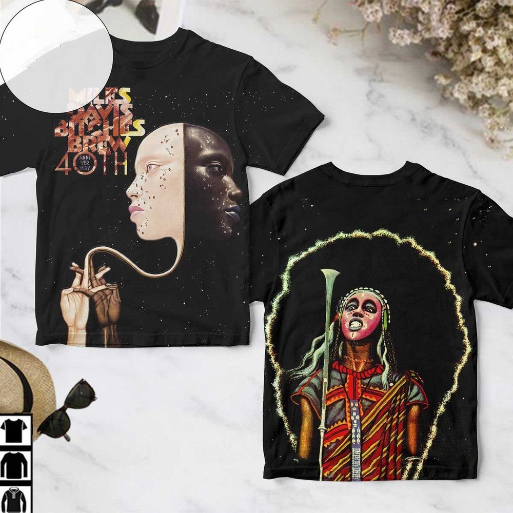 Miles Davis Bitches Brew 40th Anniversary 3D T-shirt S to 5XL BA478