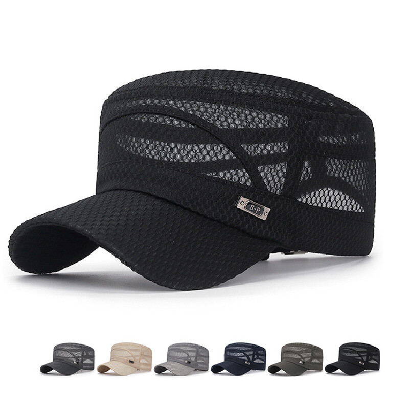 ❀Military Hat Army Cadet Patrol Cap Men Women Golf Driving Summer