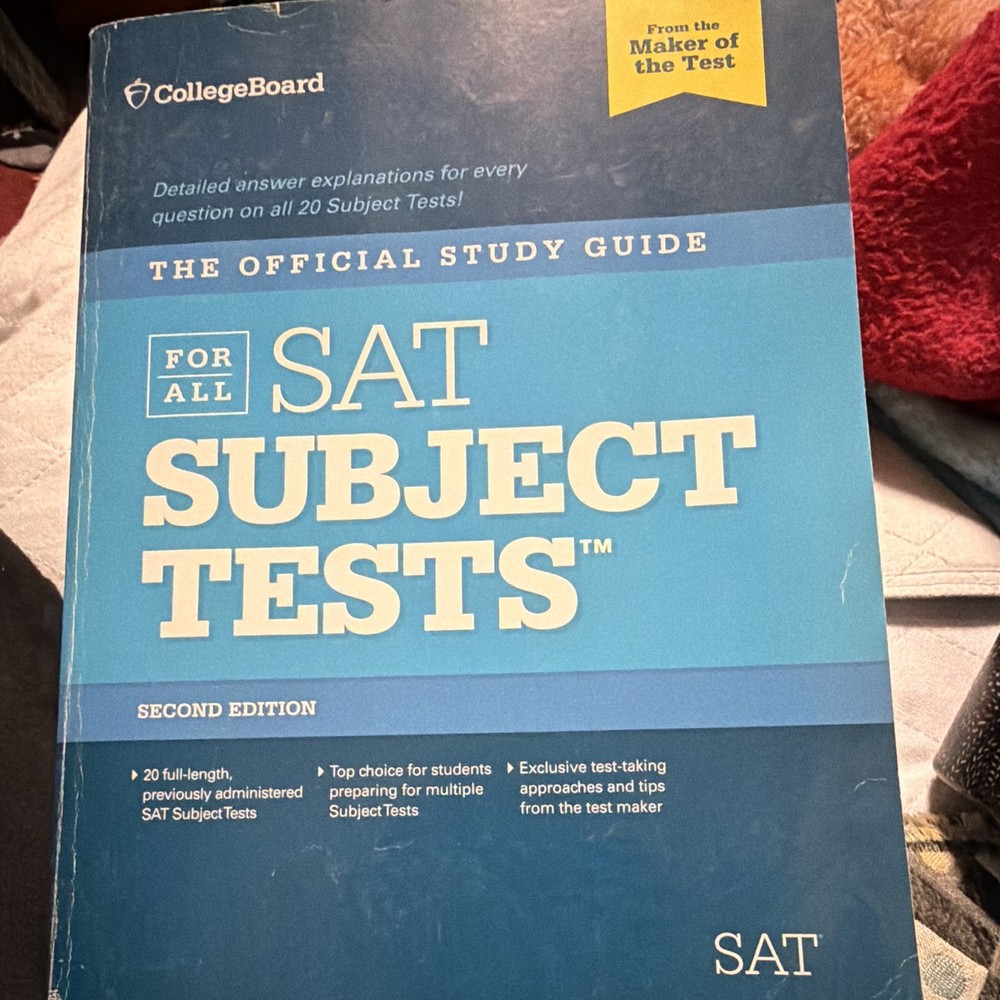 College Board Official Study Guide for All SAT Subject Tests 2nd Ed Paperback