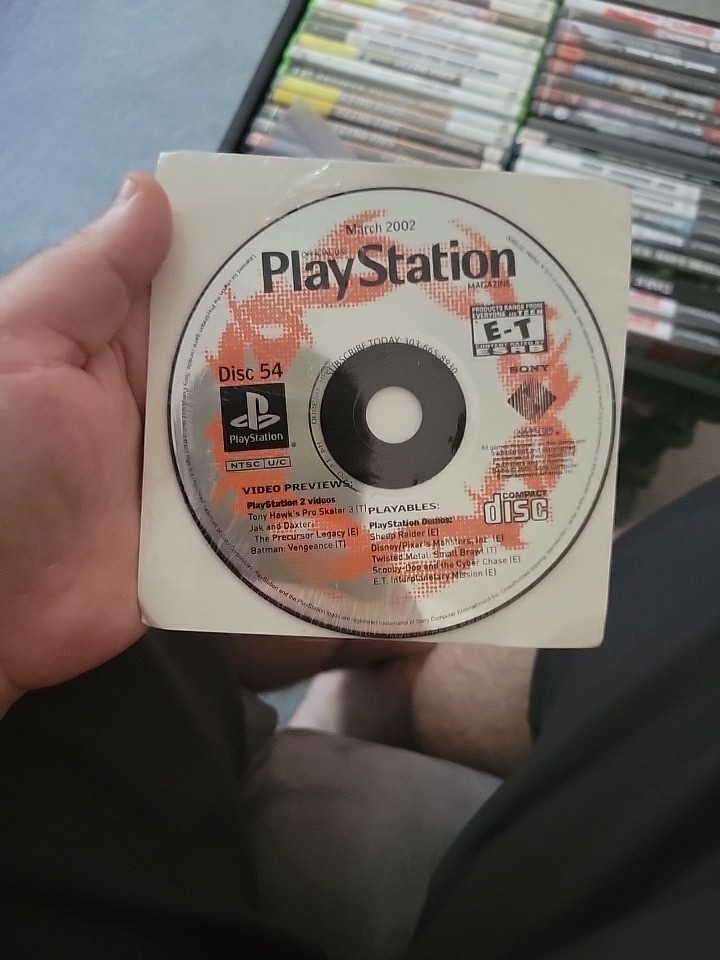 NEW SEALED - Official PlayStation Magazine Disc 54 PS1 Demo Disc January 2002