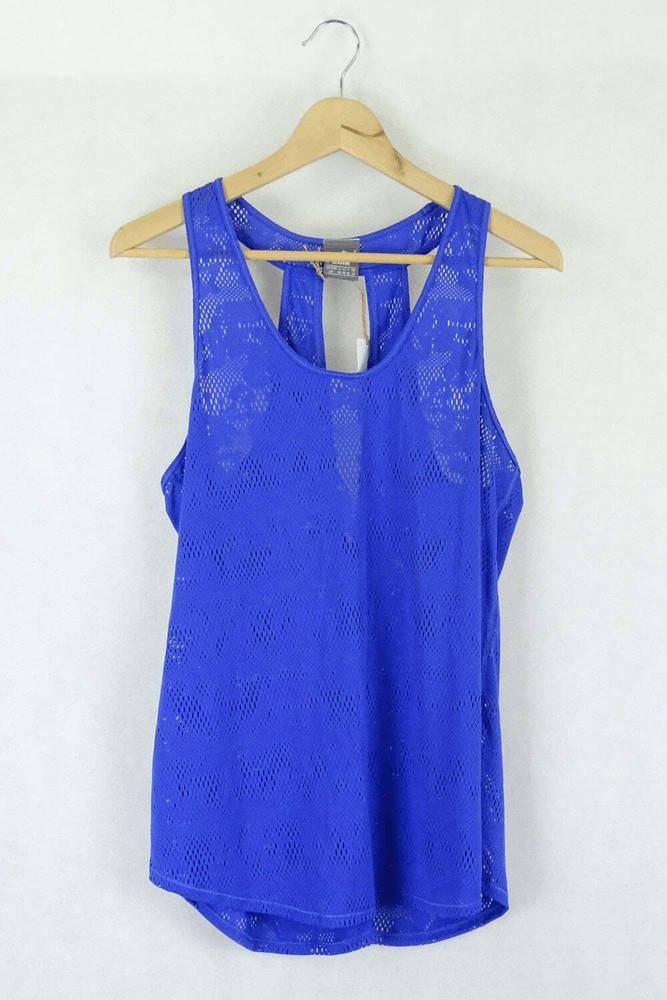 Puma Blue Active Singlet Top L by Reluv Clothing