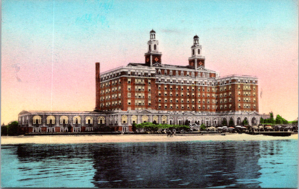 Vintage Postcard Hotel Chamberlin Old Point Comfort Virginia