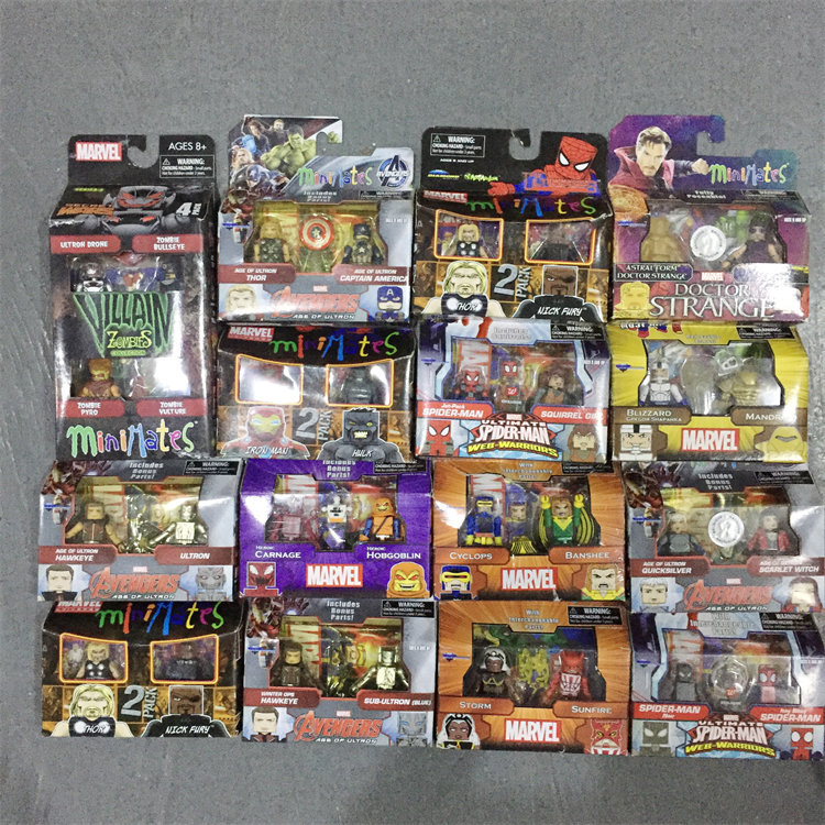 1Pack Minimates Marvel Heroes The Avengers Figure Rare Vintage Toy Collectible