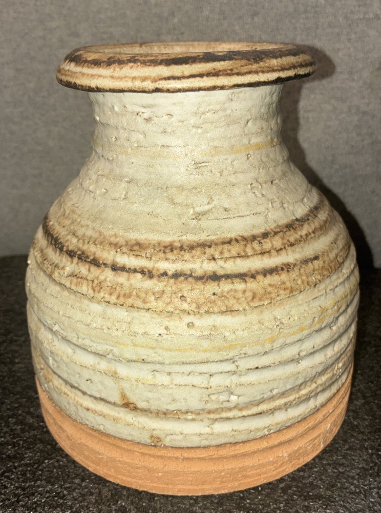 1960s PIETRA Stoneware Vase by ALDO LONDI for BITOSSI CERAMICHE/ROSENTHAL NETTER