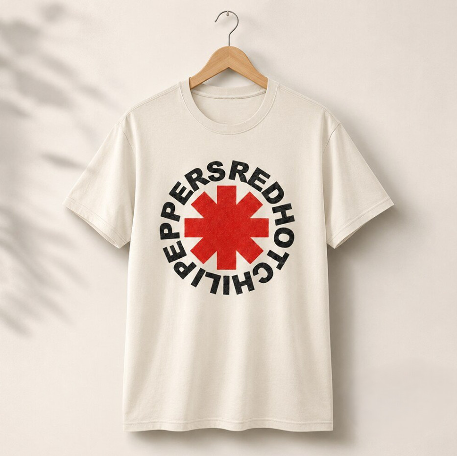 HOT ITEM! Vintage Red Hot Chili Peppers Logo T-Shirt S-5XL