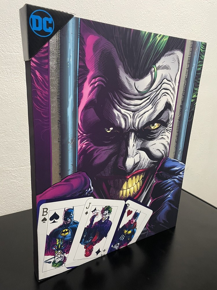 Joker1 Wall Art Canvas Decor Themed HD Printed & Wooden Framed