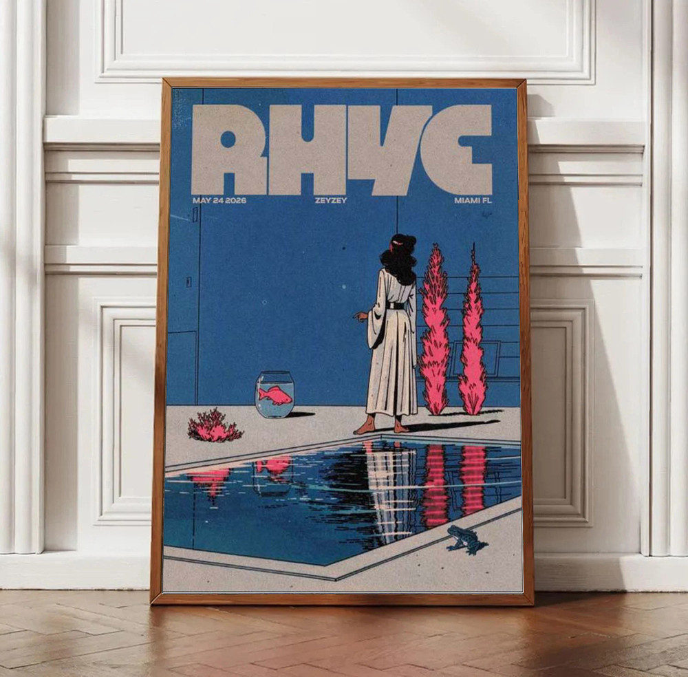 Rhye Tour Miami Florida May 24 2026 Poster