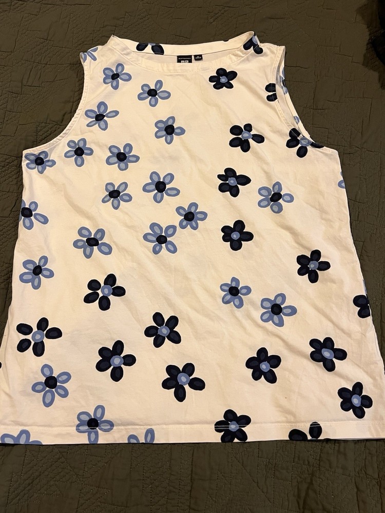 Marimekko X Uniqlo Womens Tank Top Floral Pattern Xl