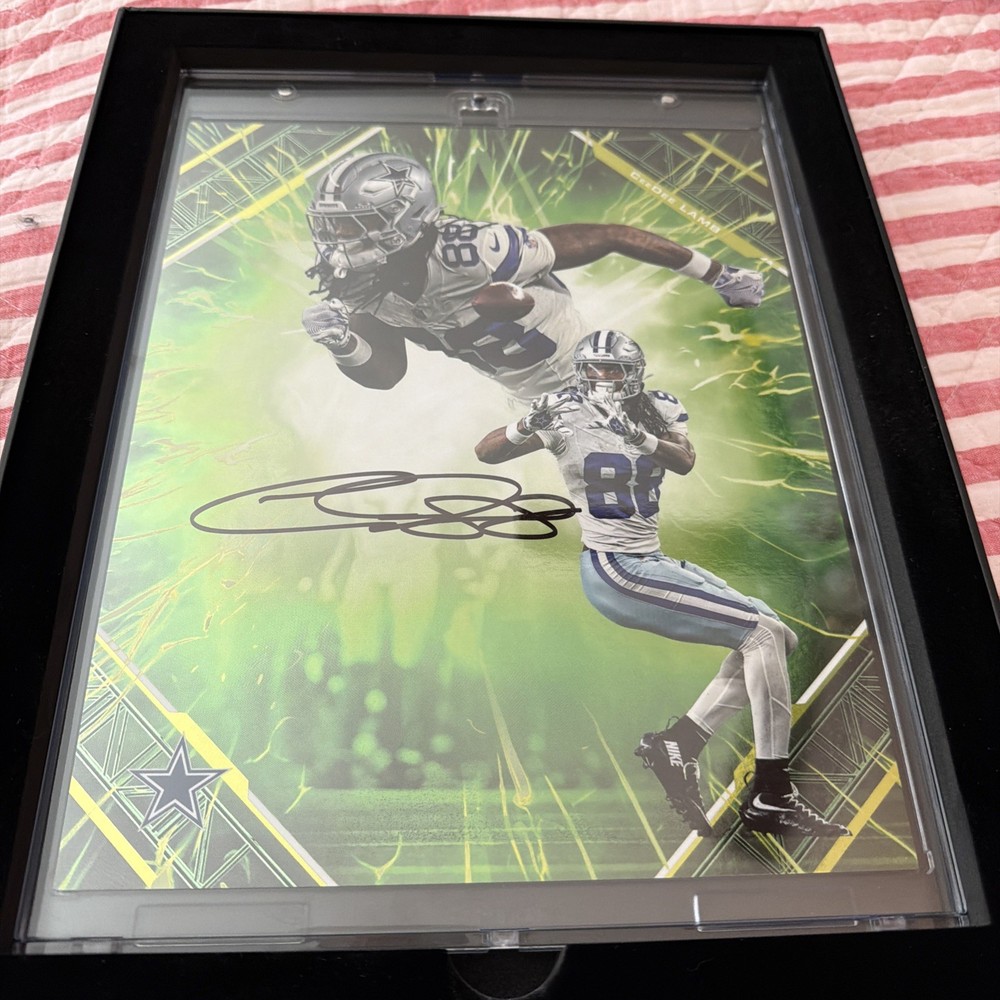 2025 Fanatics Under Wraps Emanate CeeDee Lamb Green 16/99 Autograph Dallas