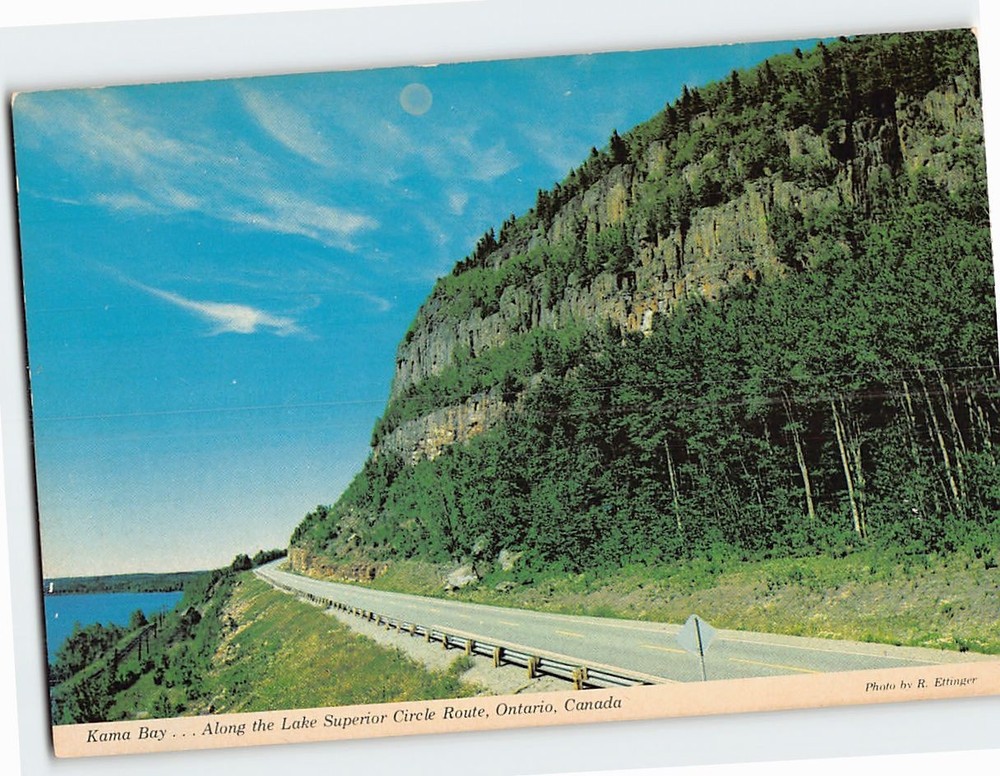 Postcard Kama Bay . . . Along the Lake Superior Circle Route Canada