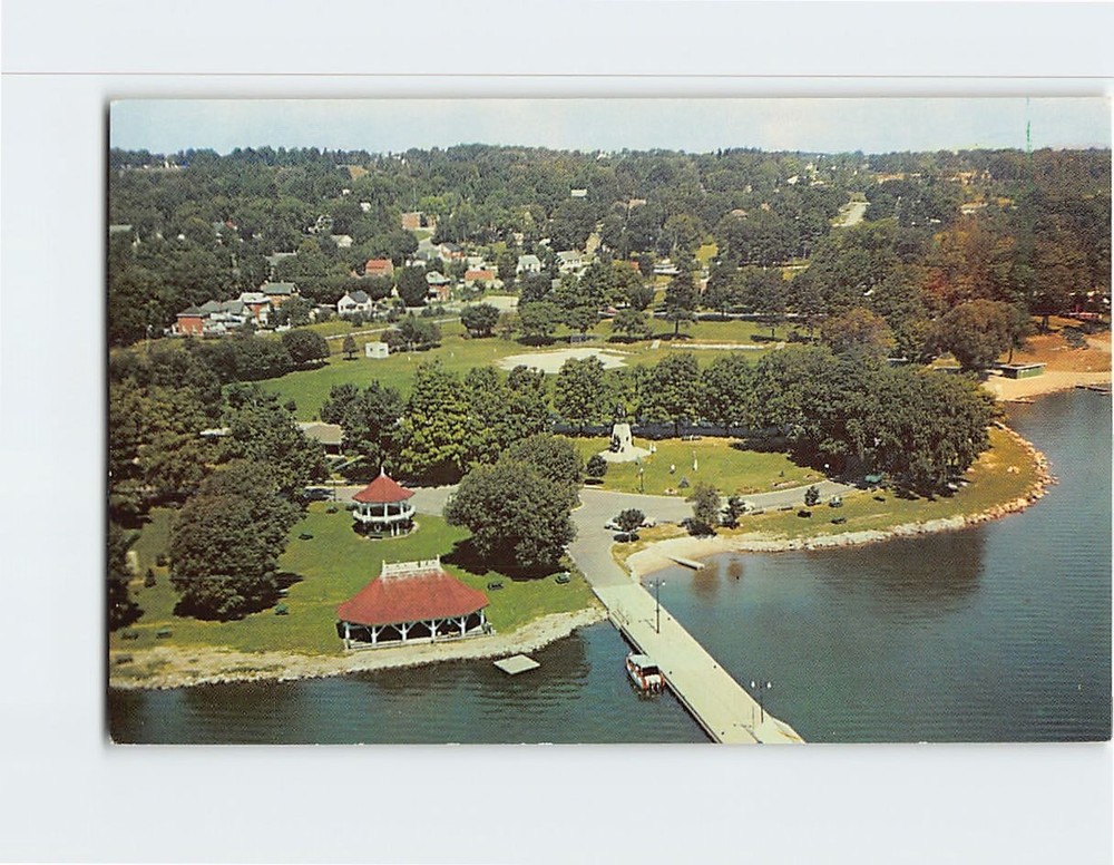Postcard Couchiching Beach Park Orillia Ontario Canada