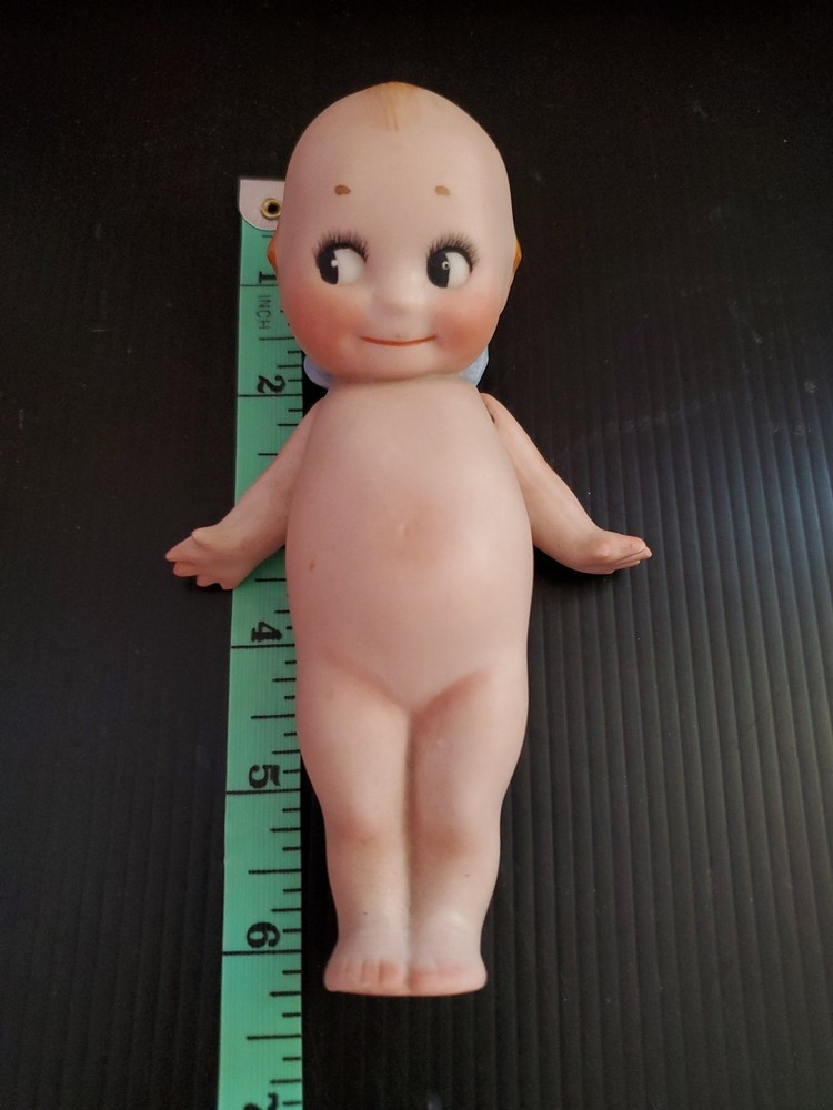 Antique Large 6.” Rose O'Neill All Bisque Kewpie Doll Jointed Arms