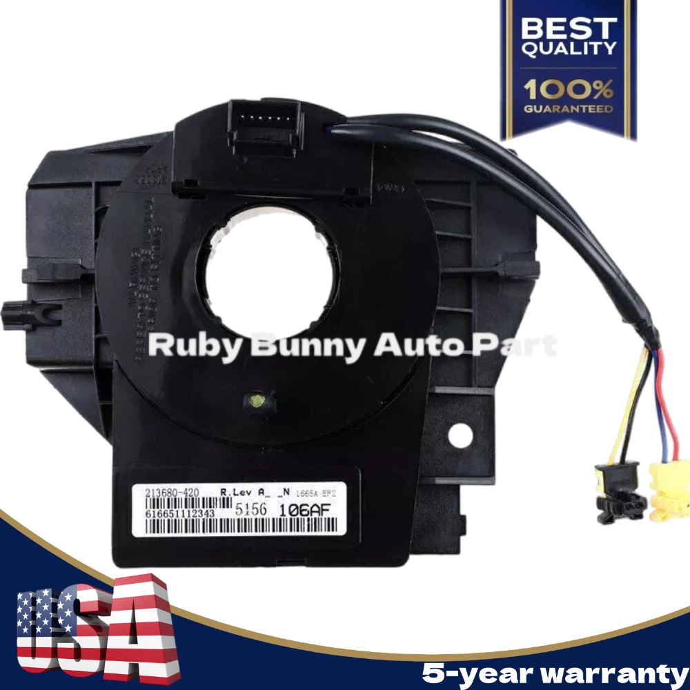 Clock Spring with Angle Sensor for 2007-2018 Jeep Wrangler JK Steering Wheel