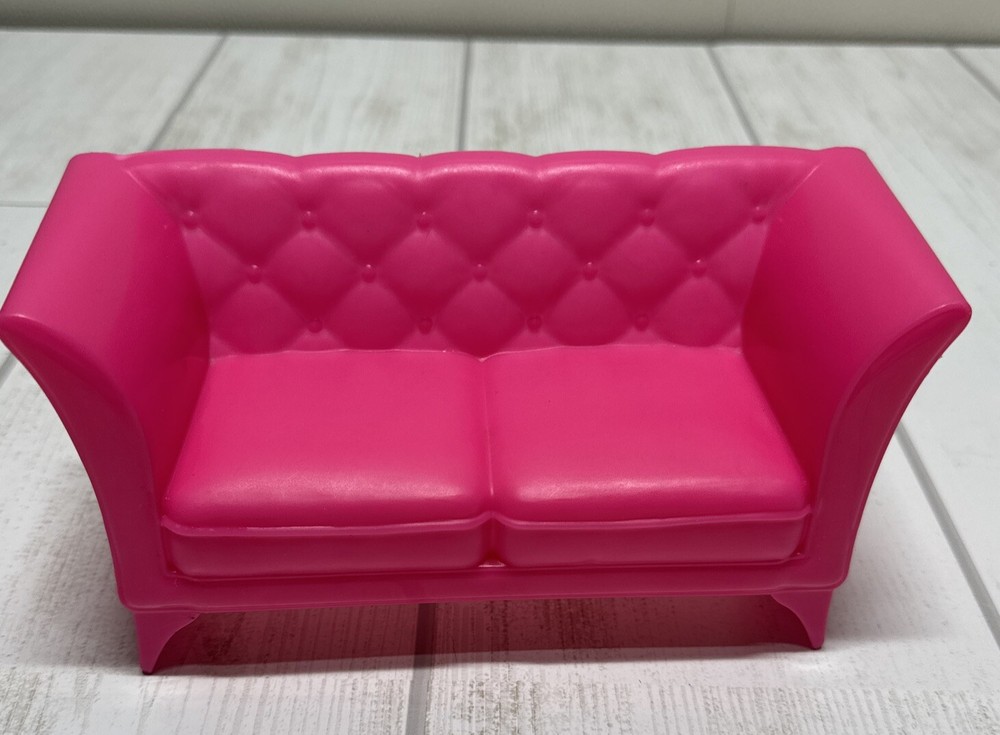 2015 Barbie Dreamhouse Replacement Pink Sofa Dollhouse Barbie Pink Couch