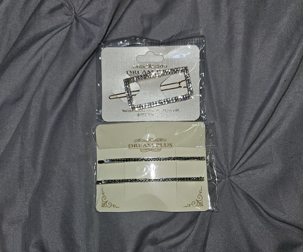 Elegant Rhinestone Hair Clips Bundle - Assorted Hair Accessories BNIB Style