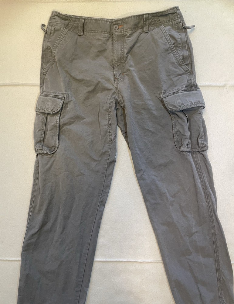 LL Bean Cargo Pants Trail Outdoor Hiking Camping Men’s Size 38 Zip Pockets