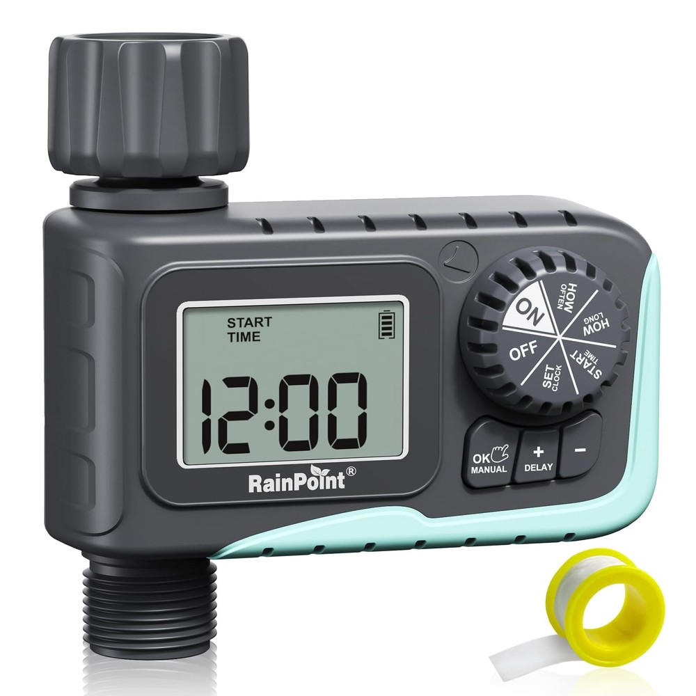 Outdoor Sprinkler Timer for Garden Hose with Programmable Watering System